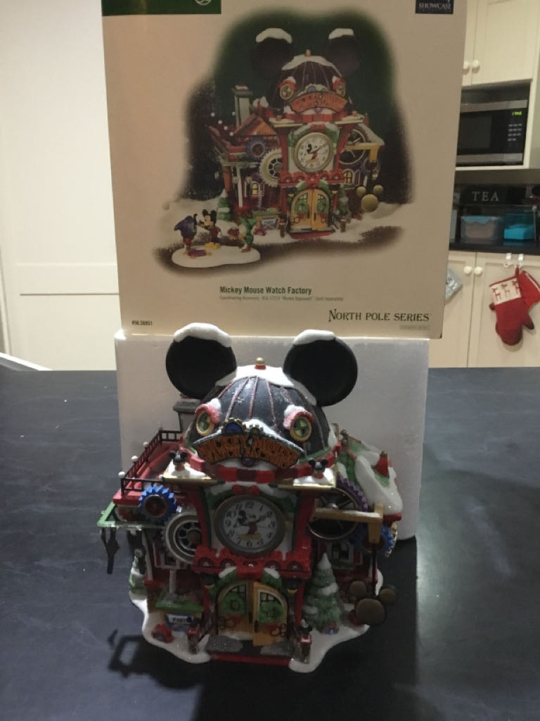 Mickey Mouse Watch Factory - North pole series (Disney) ornament collectible [Barcode 734409429062] - Main Image 2