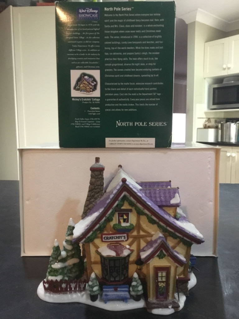 Mickey’s Cratchit’s Cottage - North pole series (Disney) ornament collectible [Barcode 734409331143] - Main Image 2