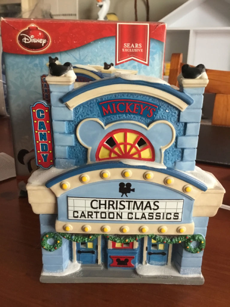 Mickey’s Cinema - Mickey’s Merry Christmas Village (Disney) ornament collectible [Barcode 045544731751] - Main Image 2