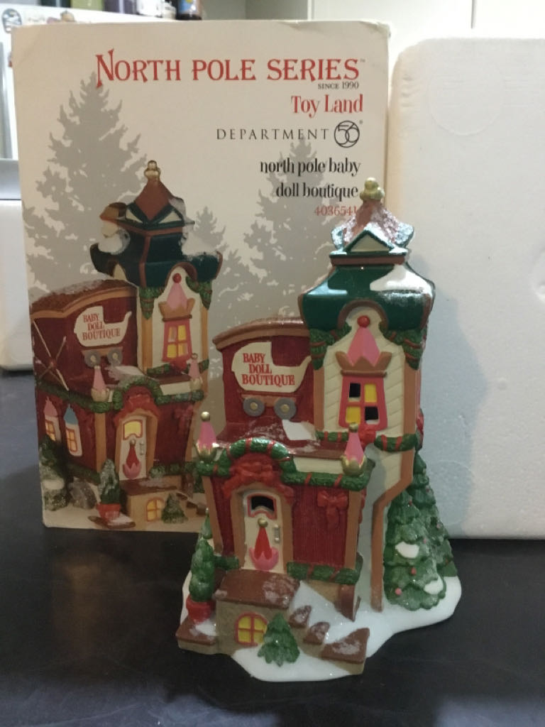 Baby Doll Boutique - North pole series (Toy Land) ornament collectible [Barcode 045544607285] - Main Image 2