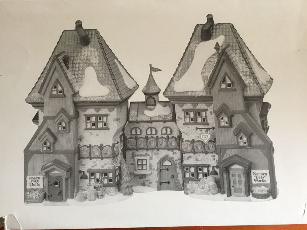 North Pole Dolls & Santa’s Bear Works - North pole series (Heritage Village Collection) ornament collectible - Main Image 2