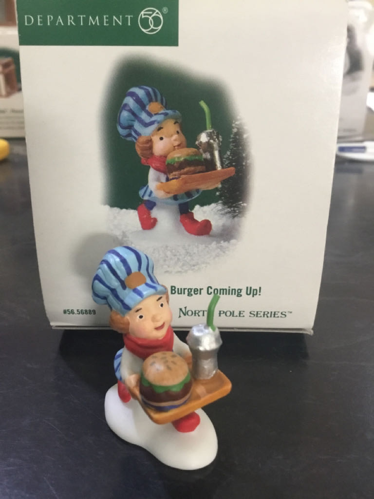 One Choo-Choo Burger Coming Up! - North Pole Series Accessory ornament collectible [Barcode 734409331235] - Main Image 2