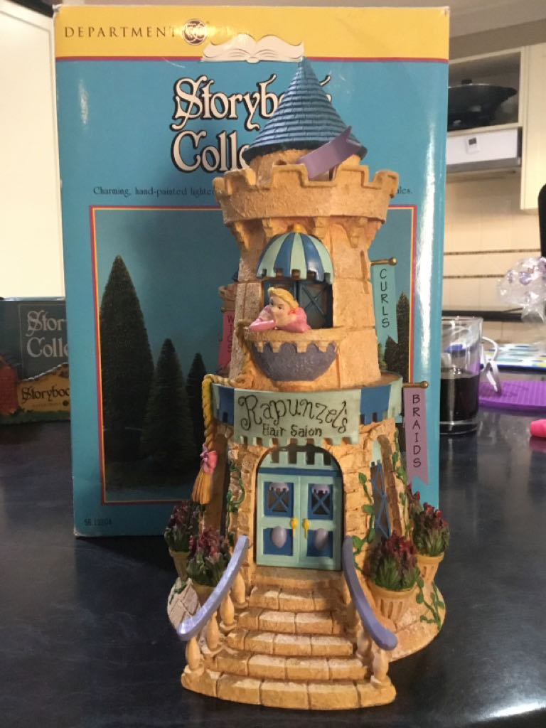 Rapunzel’s Hair Salon - Storybook Village Collection ornament collectible [Barcode 734409184442] - Main Image 2