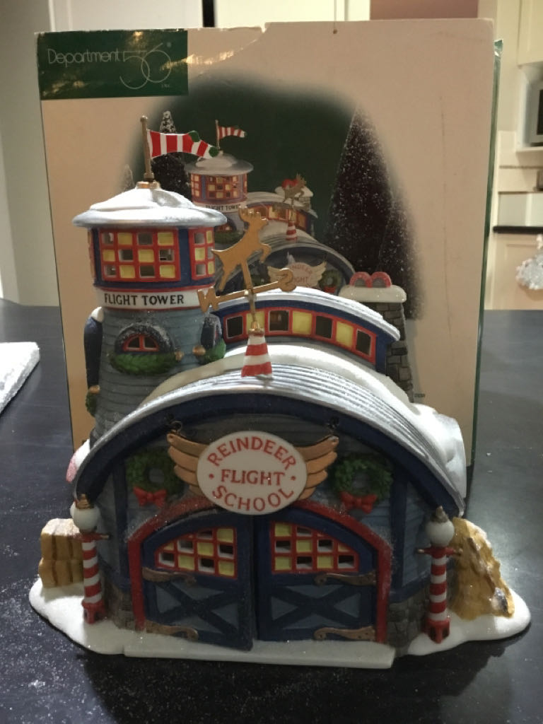 Reindeer Flight School - North pole series ornament collectible [Barcode 734409126510] - Main Image 2