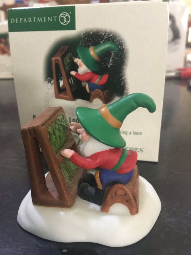 Running The Loom - North Pole Series Accessory ornament collectible [Barcode 734409238466] - Main Image 2