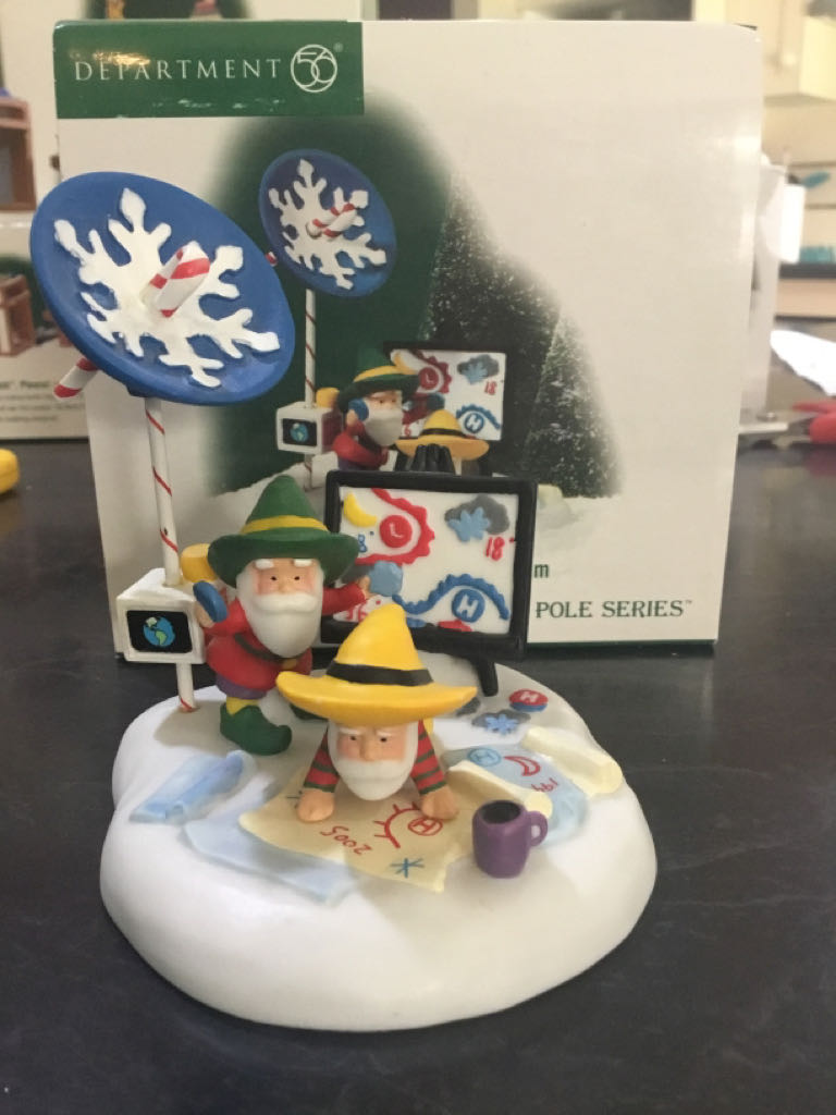 Santa’s Flight Planning Team - North pole series ornament collectible [Barcode 734409355002] - Main Image 2