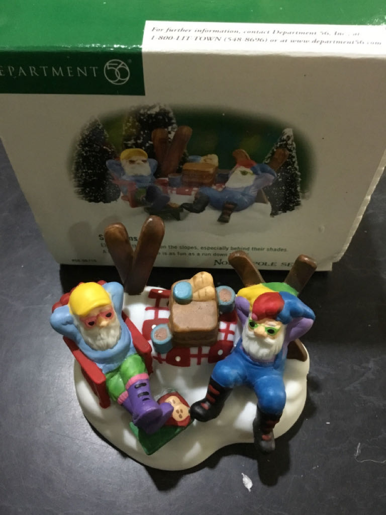 Ski Bums - North Pole Series Accessory ornament collectible [Barcode 734409145856] - Main Image 2