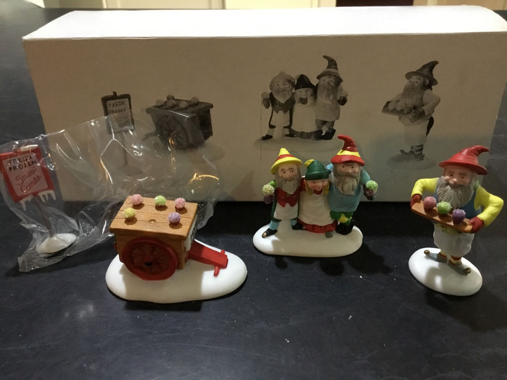 Snow Cone Elves - North Pole Series Accessory (Heritage Village Collection) ornament collectible - Main Image 2
