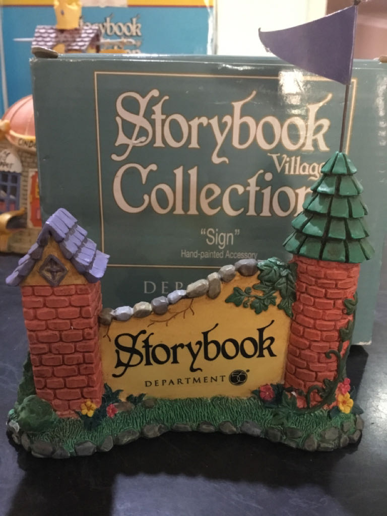Storybook Village Sign - Storybook Village Collection ornament collectible [Barcode 734409162754] - Main Image 2