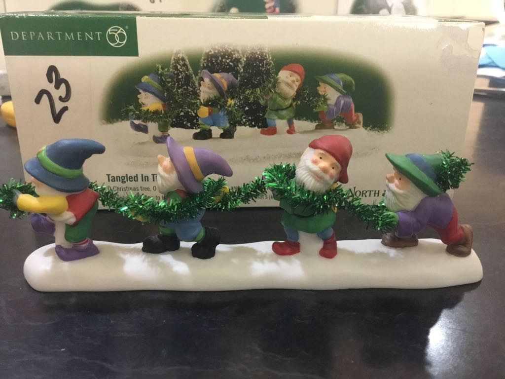 Tangled In Tinsel - North pole series ornament collectible [Barcode 734409145832] - Main Image 2