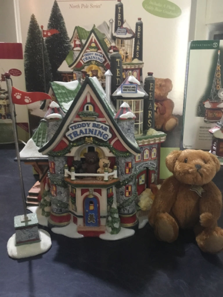 Teddy Bear Training Center - North pole series ornament collectible [Barcode 734409245259] - Main Image 2