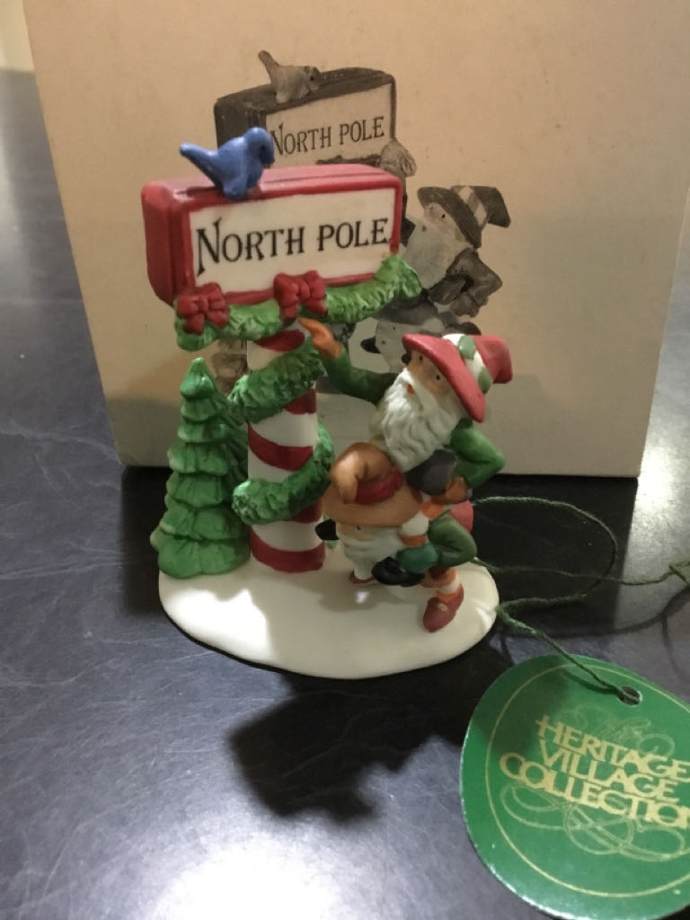 Trimming The North Pole - North pole series (Heritage Village Collection) ornament collectible - Main Image 2