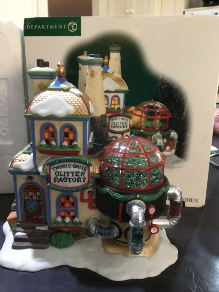 Twinkle Brite Glitter Factory - North pole series ornament collectible [Barcode 734409194502] - Main Image 2