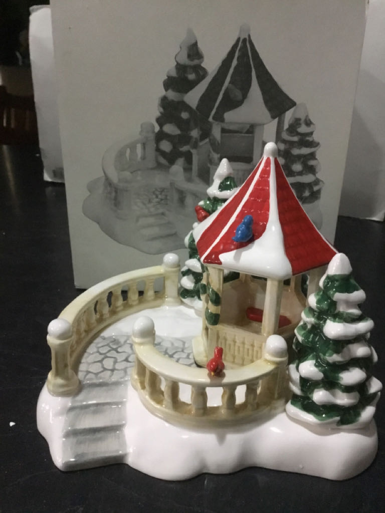 Village Gazebo - The Original Snow Village (Village Accessories) ornament collectible - Main Image 2
