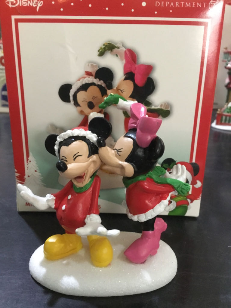 Mickey’s Christmas Kiss - Mickey’s Merry Christmas Village (Disney) ornament collectible - Main Image 2
