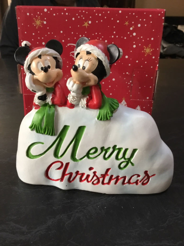 Mickey & Minnie Table Decoration - Disney Mickey And Minnie ornament collectible [Barcode 9314783774340] - Main Image 2