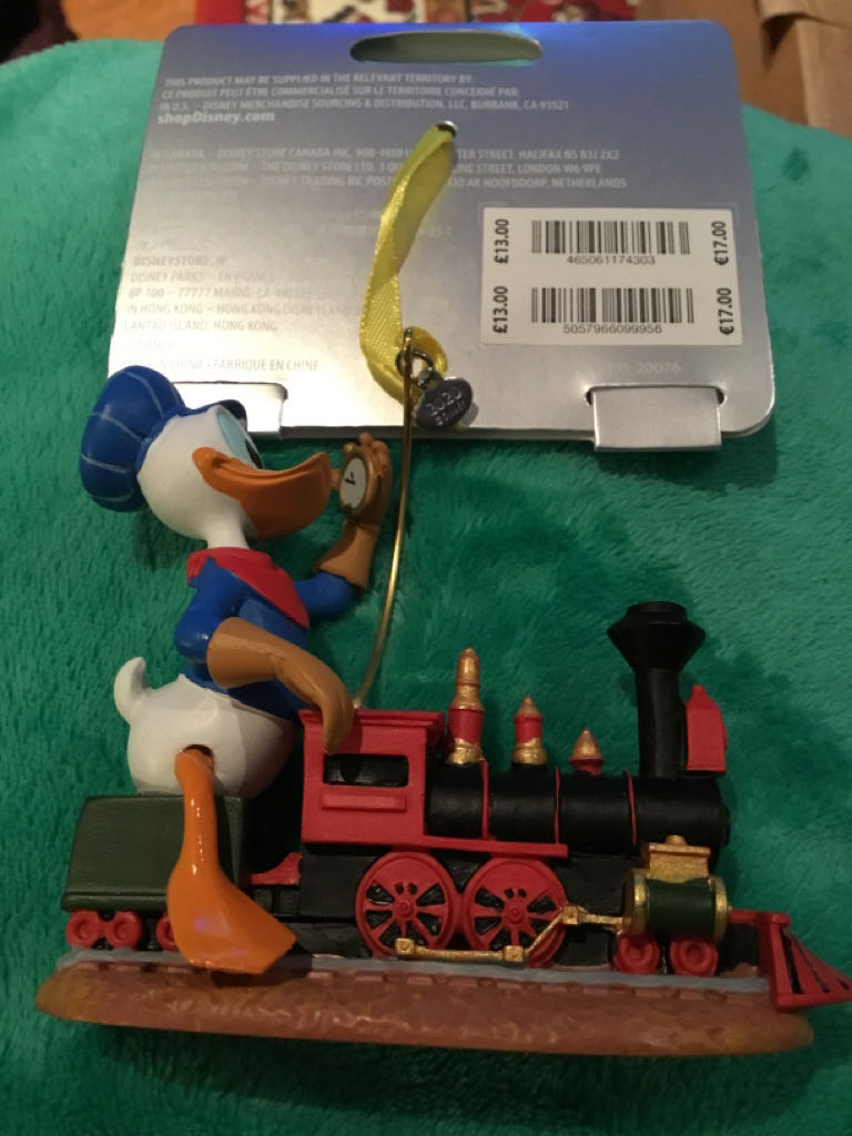 Donald On A Train - Disney Donald Duck ornament collectible [Barcode 5057966099956] - Main Image 2