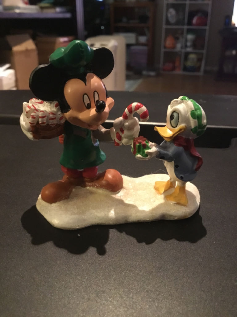 Mickey Mouse And Dewey - Brass Key Village ornament collectible - Main Image 2