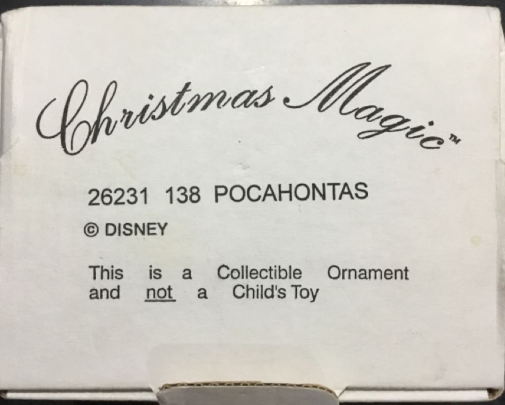 Pocahontas - Disney Christmas Magic (Pocahontas) ornament collectible - Main Image 2