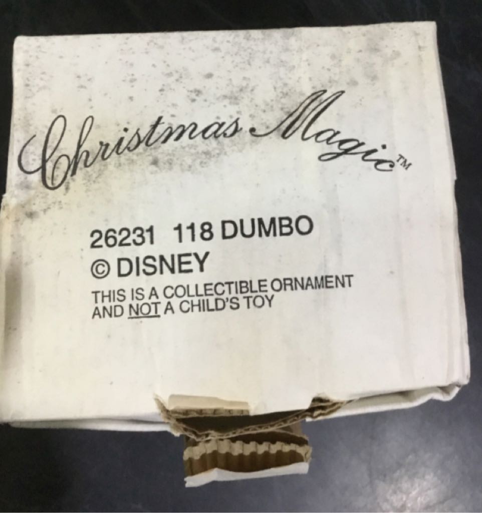 Dumbo In Flight With Present - Disney (Grolier) ornament collectible - Main Image 2