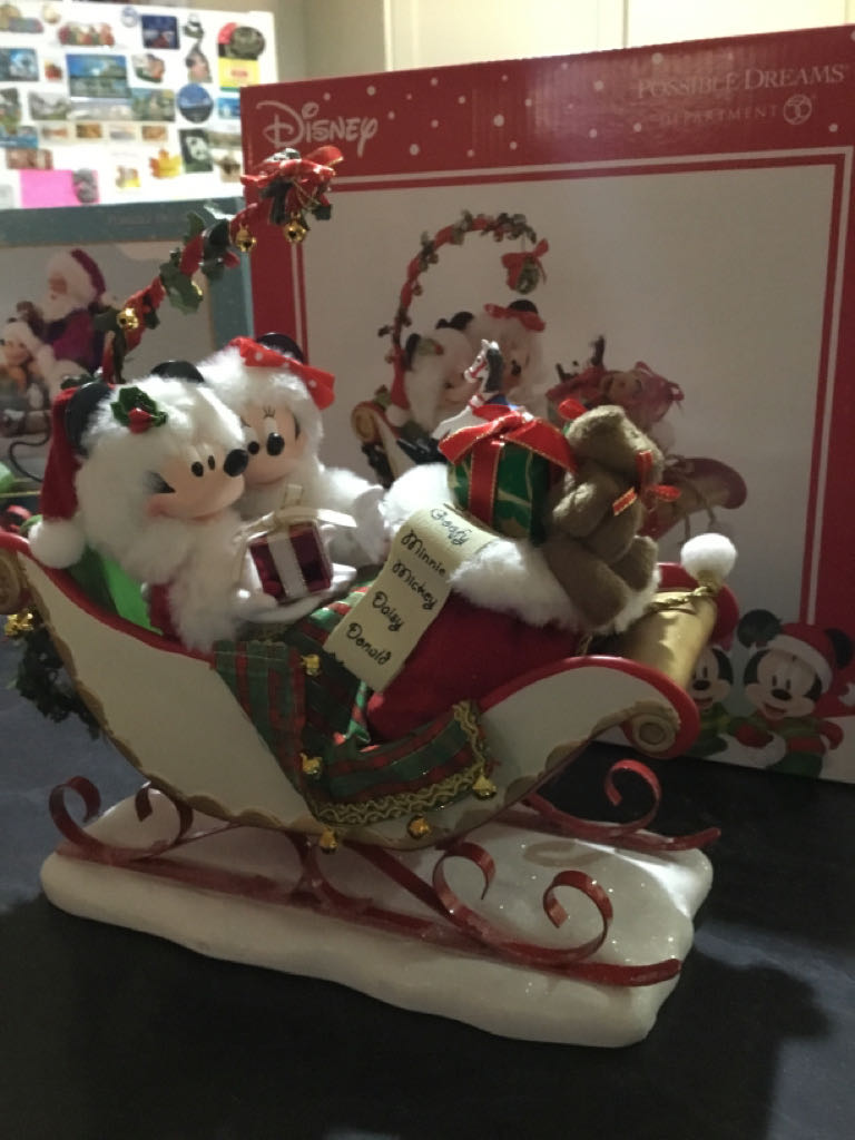Sleigh Bells & Mistletoe - Possible Dreams (Disney Mickey And Minnie) ornament collectible [Barcode 028399264650] - Main Image 2