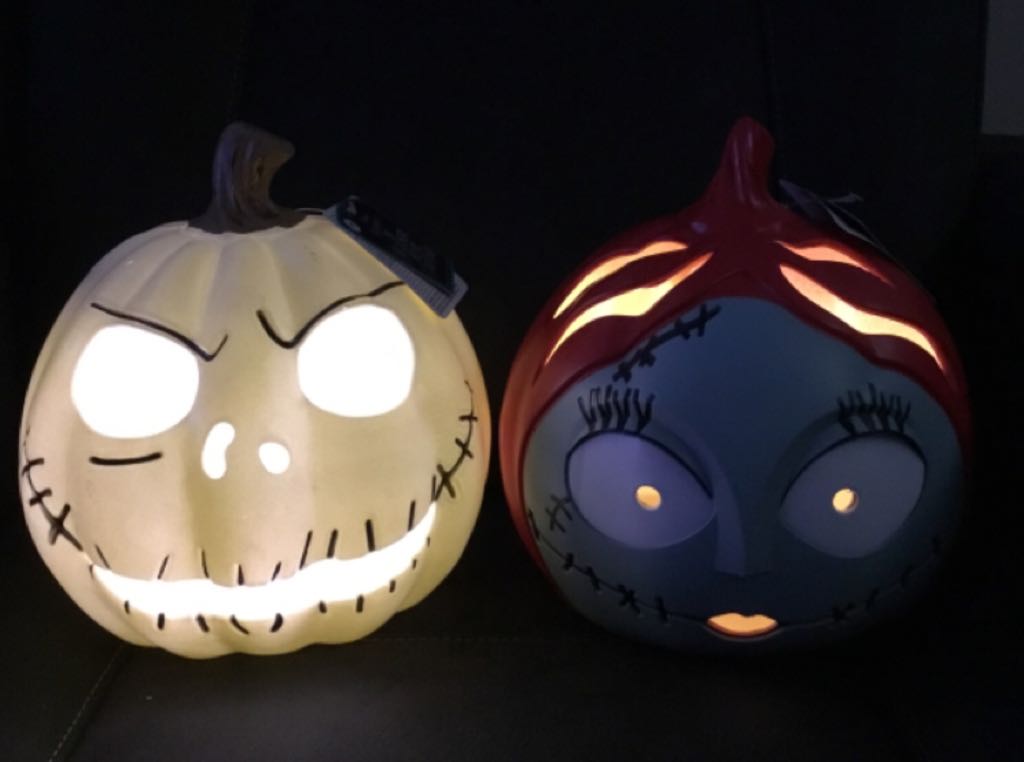 Nightmare Before Christmas Light Up Pumpkins, The - Disney The Nightmare Before Christmas ornament collectible [Barcode 9355517524763] - Main Image 2