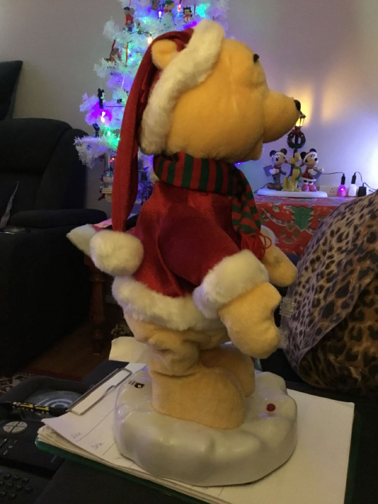 Snowflake Spinning Winnie The Pooh - Disney Winnie The Pooh ornament collectible - Main Image 2