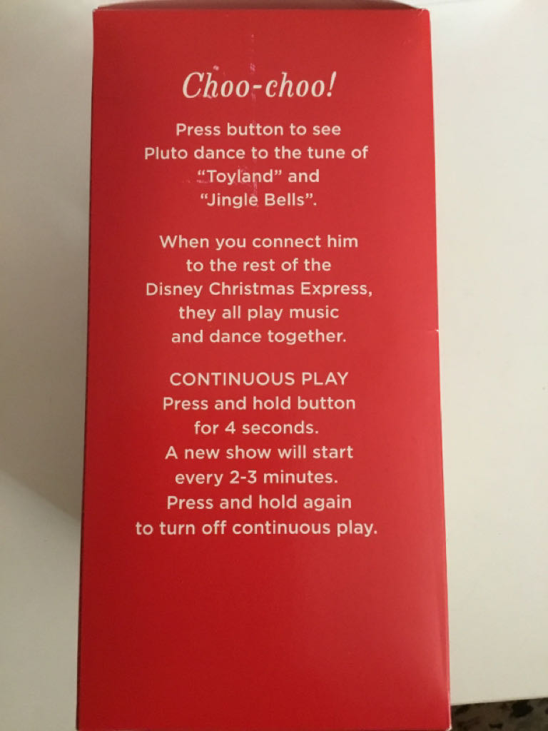 Disney Christmas Express - Pluto - Disney Christmas Express ornament collectible [Barcode 9300728917927] - Main Image 2