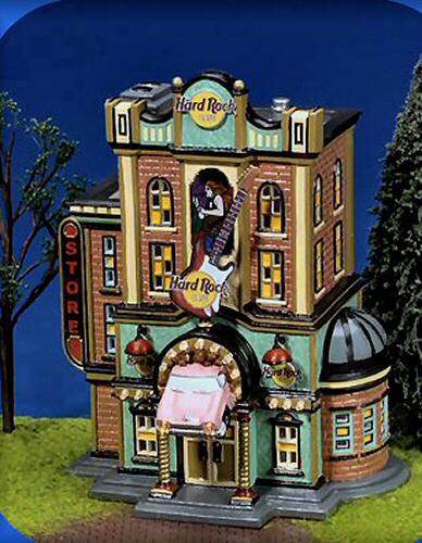 Hard Rock Cafe Snow Village - The Original Snow Village (Hard Rock Cafe) ornament collectible [Barcode 734409240377] - Main Image 2