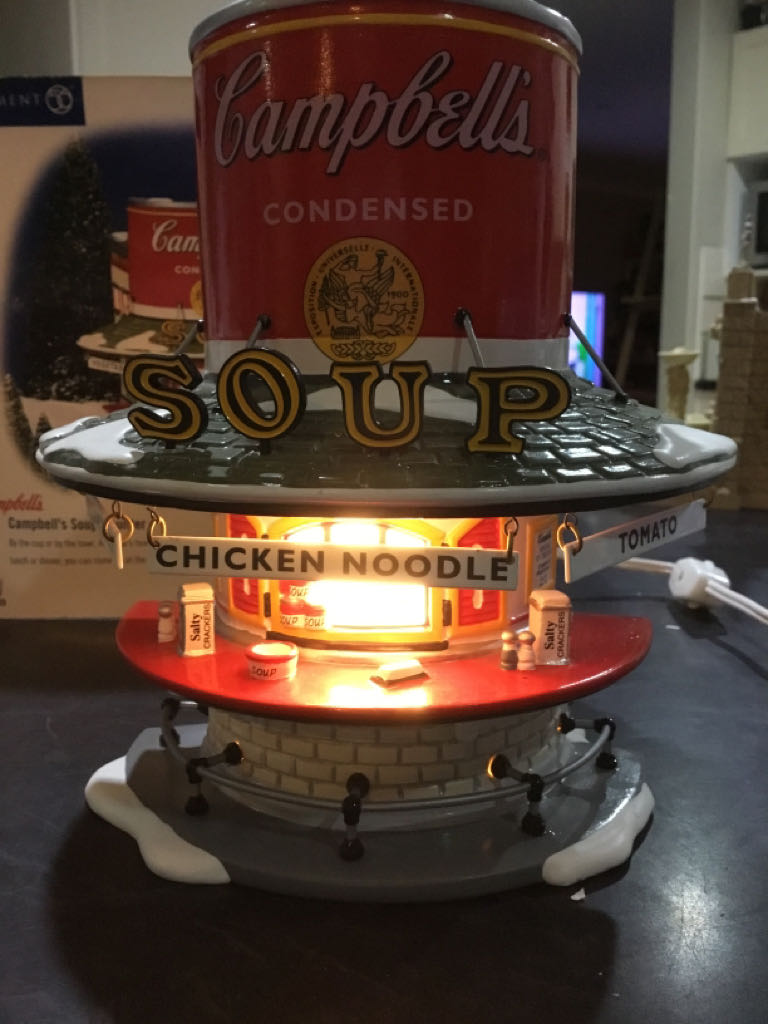 Campbell’s Soup Counter - Original Snow Village - Building ornament collectible [Barcode 734409234468] - Main Image 2