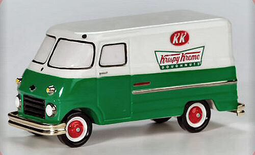 Krispy Kreme Doughnut Deliveries - The Original Snow Village (Doughnuts) ornament collectible [Barcode 734409201460] - Main Image 2