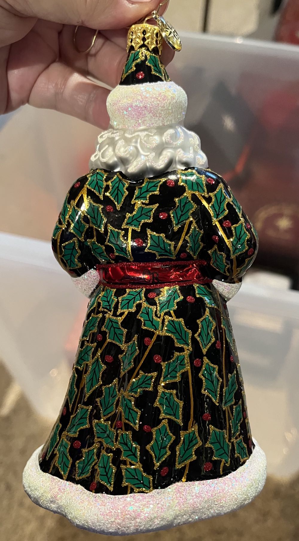 By Golly Santa Loves Holly 1020571 Kris Kringl - Santa’s ornament collectible [Barcode 026301886945] - Main Image 2