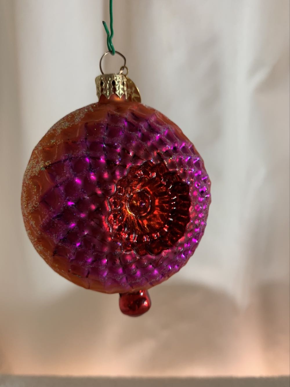 Spectrum Spectacular Kaleidoscope, Fuchsia And Orange - Spectrum Spectacular (Christmas Tree Ornament) ornament collectible - Main Image 2