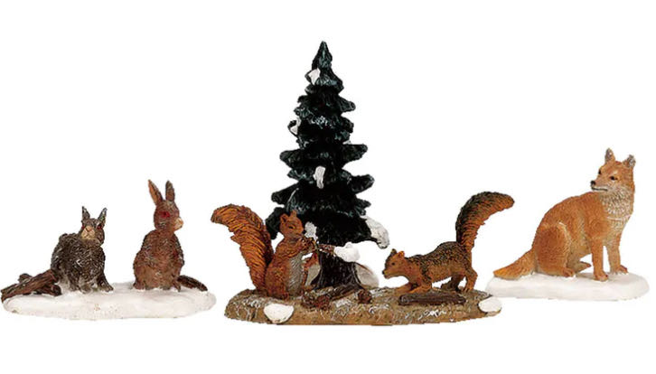12516 Woodland Animals Set Of 4 - Zoo Pieces (Zoo) ornament collectible - Main Image 1