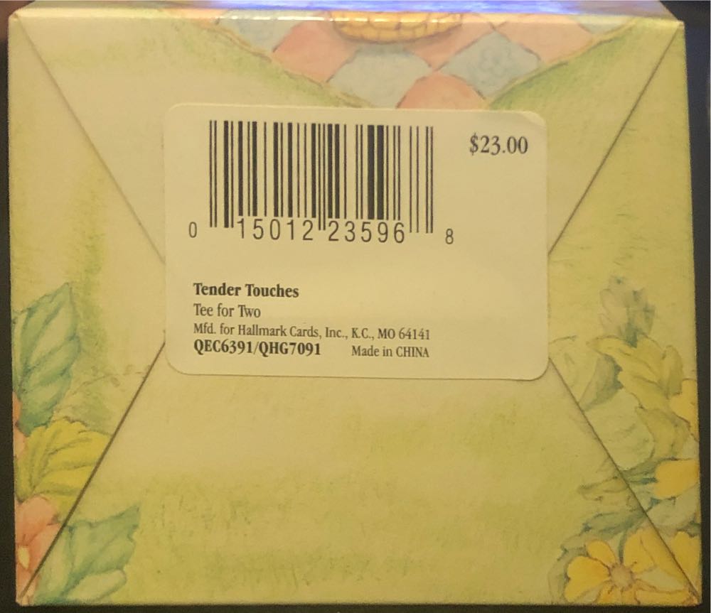 Tee For Two - Tender Touches Collections (Tender Touches) ornament collectible [Barcode 015012235968] - Main Image 3