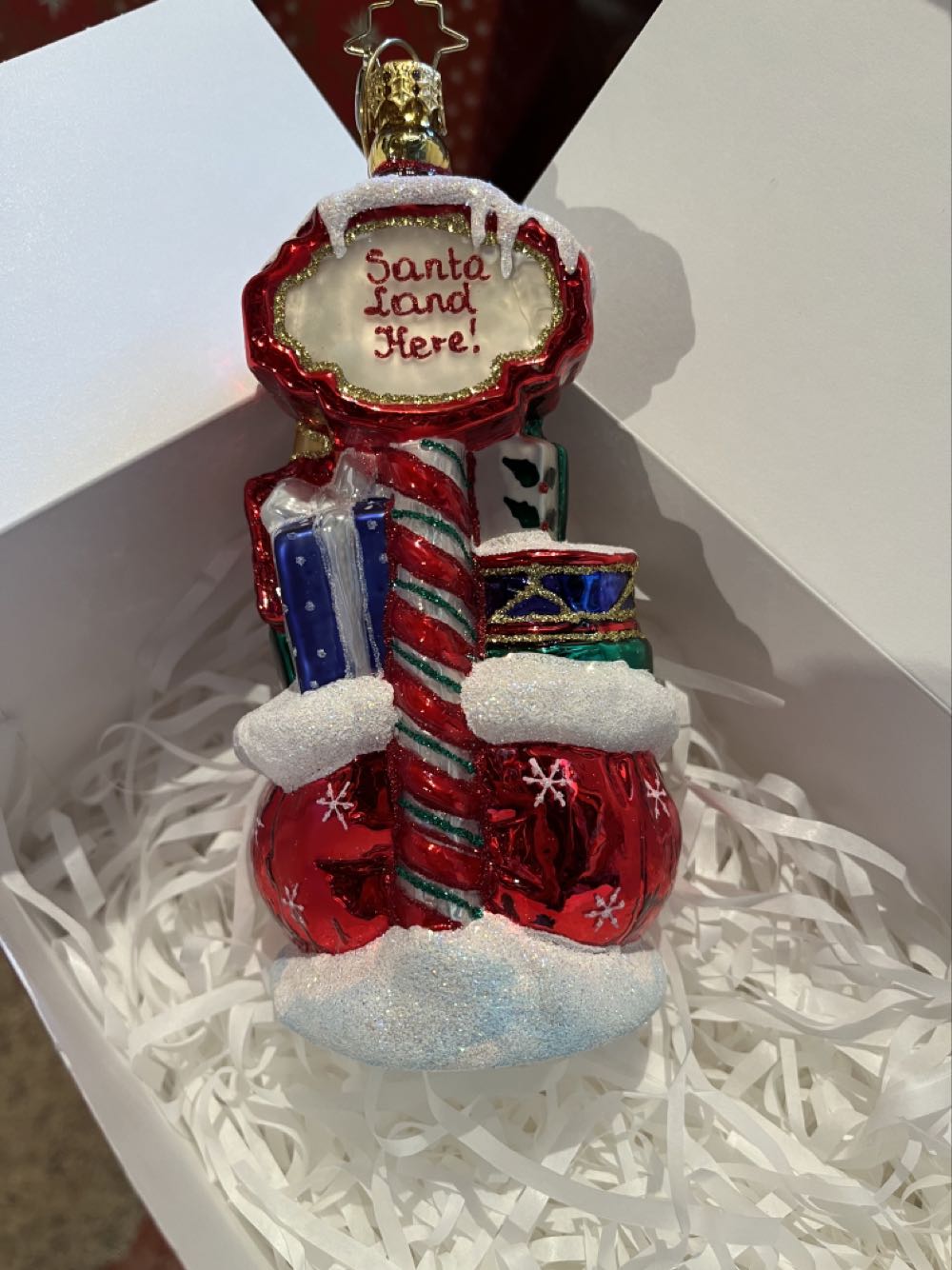 Santa’s Landing Pad  ornament collectible - Main Image 2