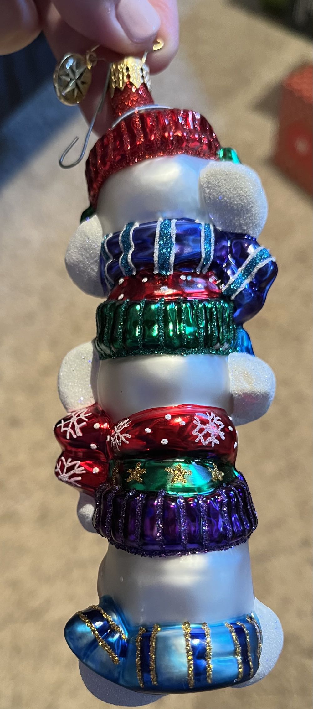 Snowtem Pole  ornament collectible [Barcode 645001477453] - Main Image 2