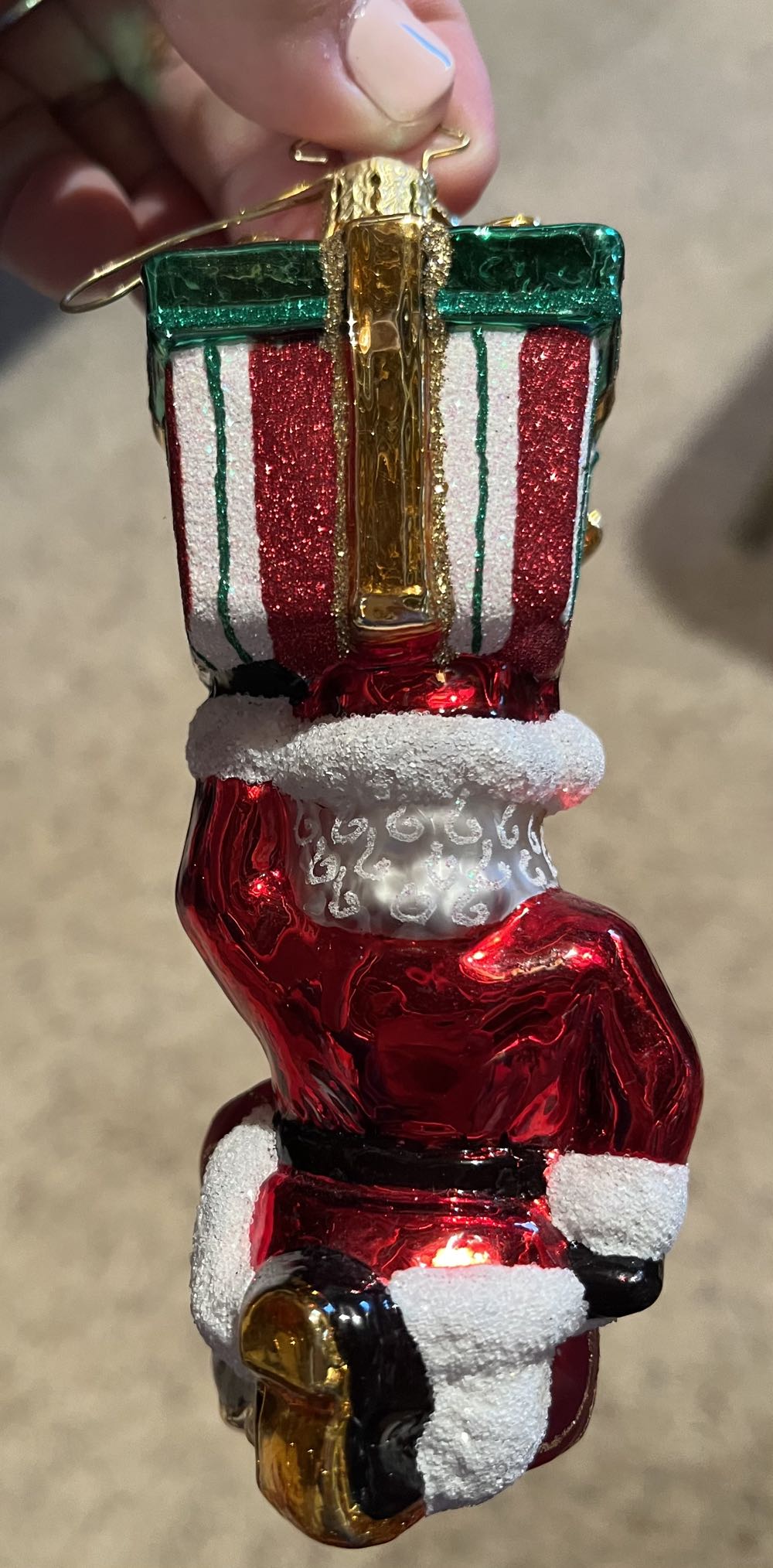 Don’t Open Until Christmas - Santa’s ornament collectible - Main Image 2