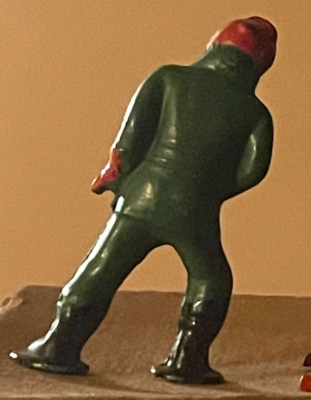 Barclay - Man Pulling Sled - #530 - Skier (Putz Villager) ornament collectible - Main Image 2