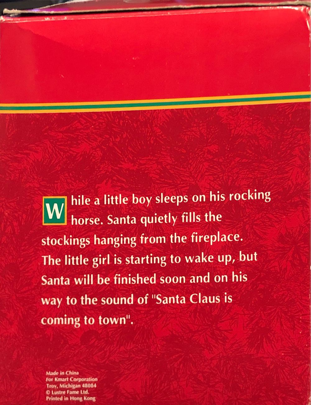 Welcome Santa - Trim A Home (Christmas Eve) ornament collectible [Barcode 097013922498] - Main Image 3