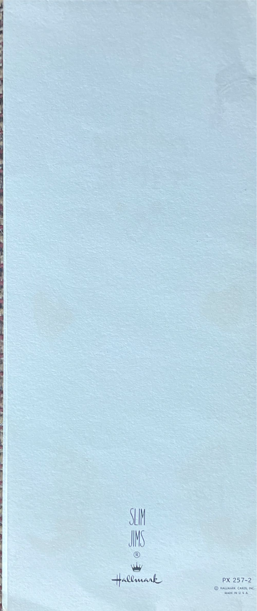 Hallmark - Christmas Card - Slim Jims - PX 257-2 - Christmas (Greeting Card) ornament collectible - Main Image 3