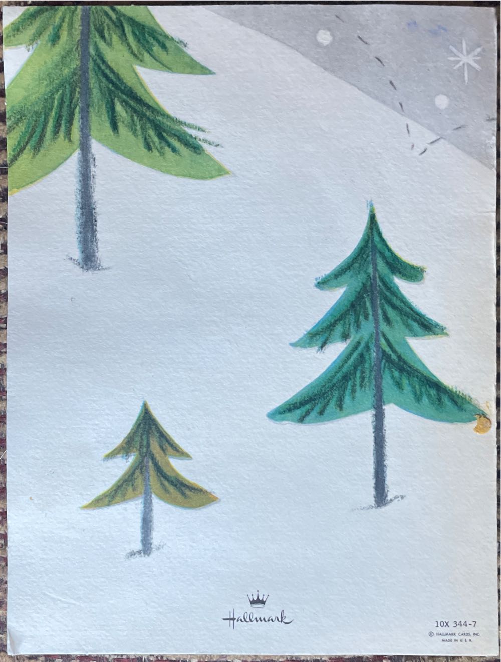 Hallmark - Christmas Card - 10X 344-7 - Christmas (Greeting Card) ornament collectible - Main Image 4