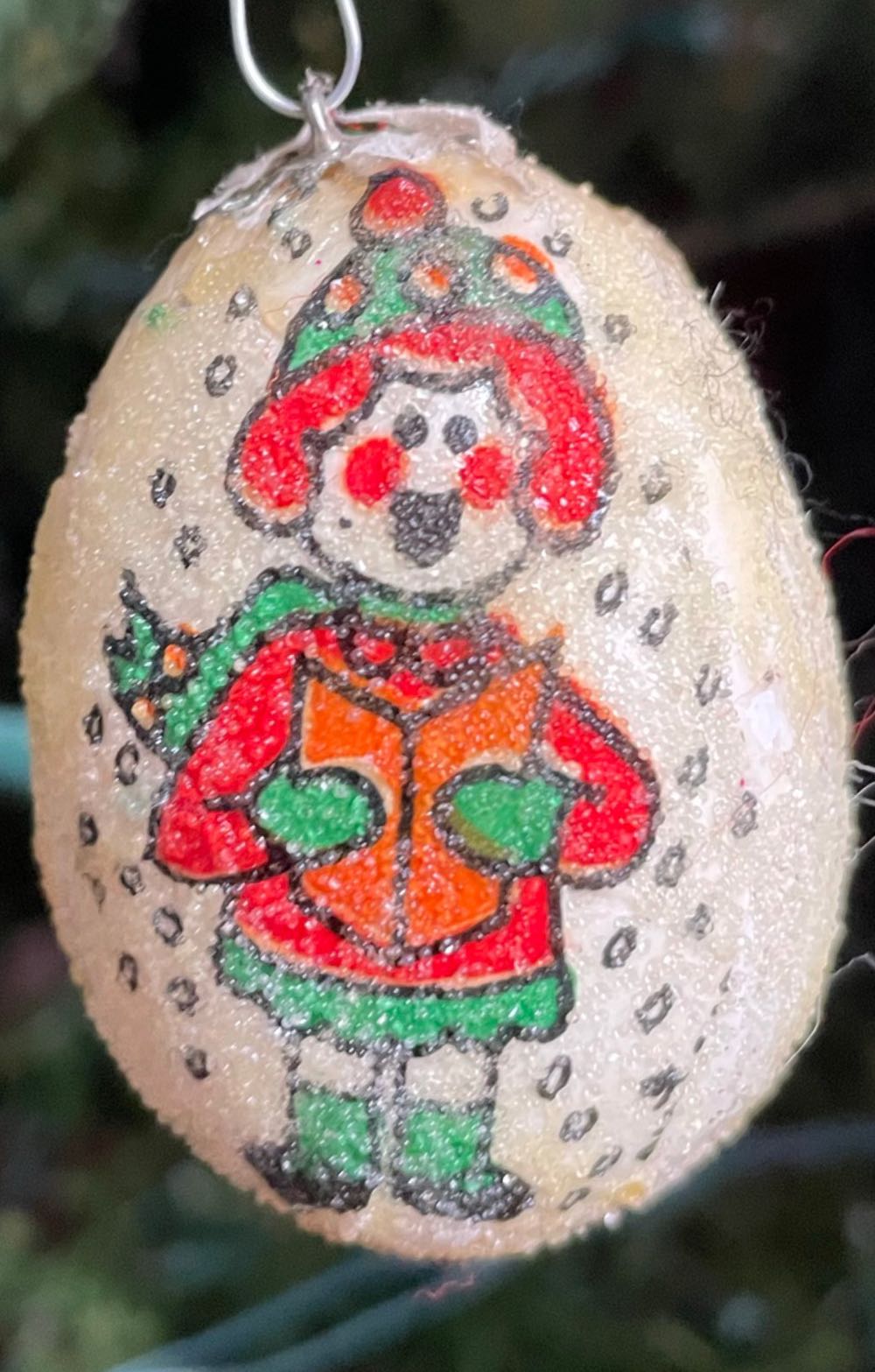 Blown Egg - Decoupage - American Greetings - Carolers - Carolers (Blown Egg) ornament collectible - Main Image 2