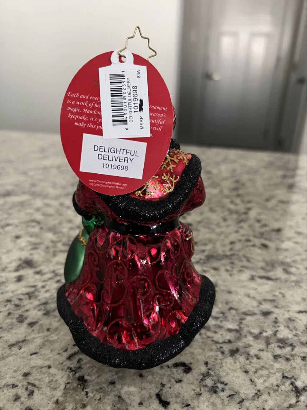 Delightful Delivery - 1019698 (Santa) ornament collectible - Main Image 2