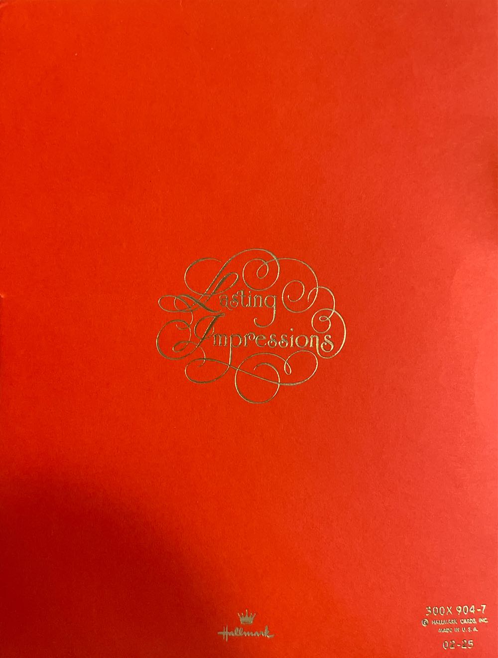Hallmark - Christmas Card - “Lasting Impression” - Christmas (Greeting Card) ornament collectible - Main Image 4