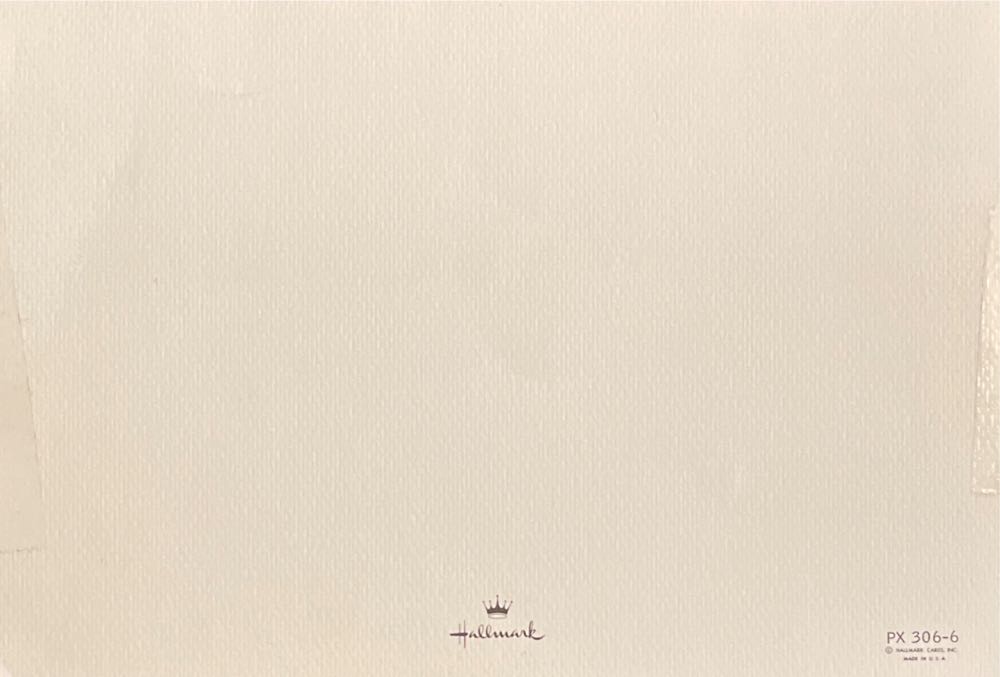 Hallmark - Christmas Card - PX 306-6 - Christmas (Greeting Card) ornament collectible - Main Image 3