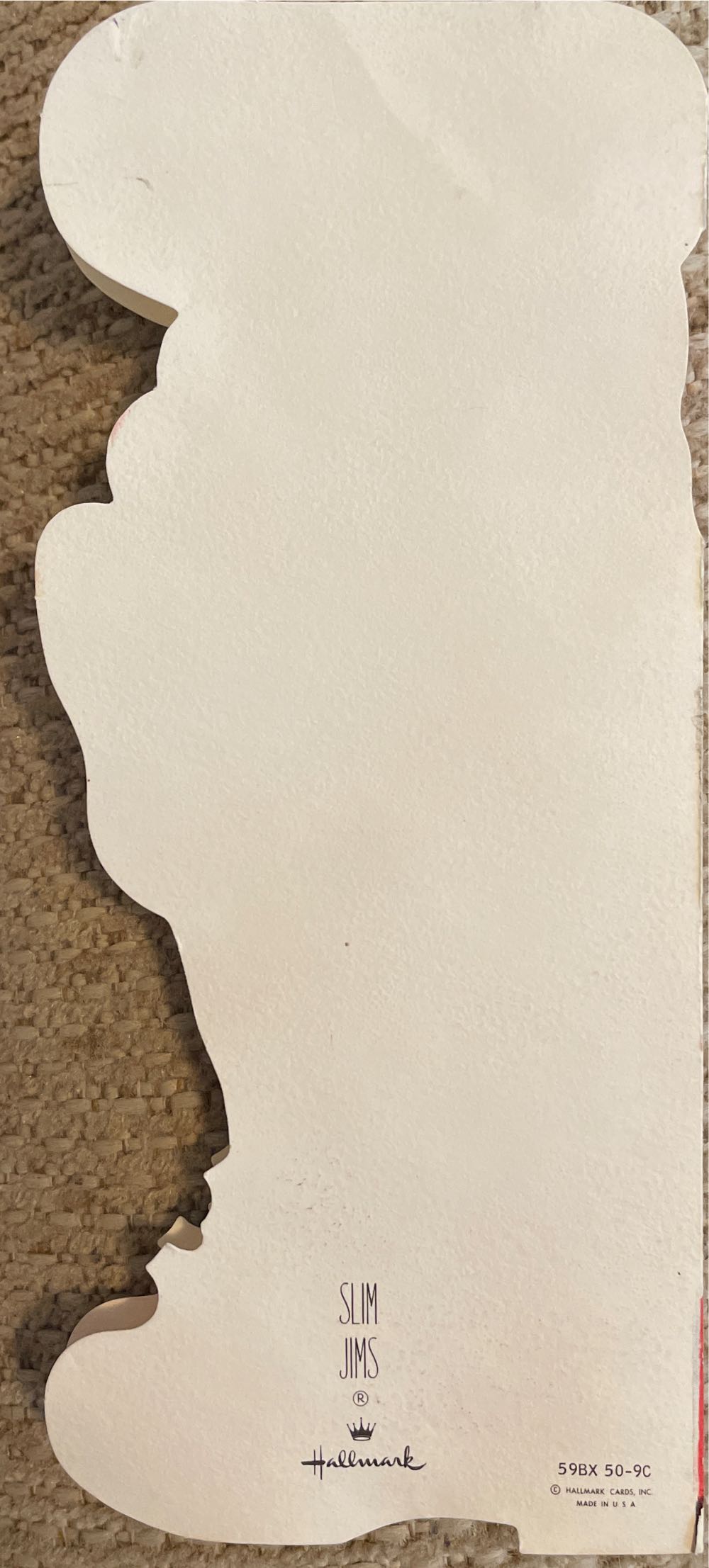 Hallmark - Christmas Card - “Slim Jims” - 59BX 50-9C - Christmas (Greeting Card) ornament collectible - Main Image 3