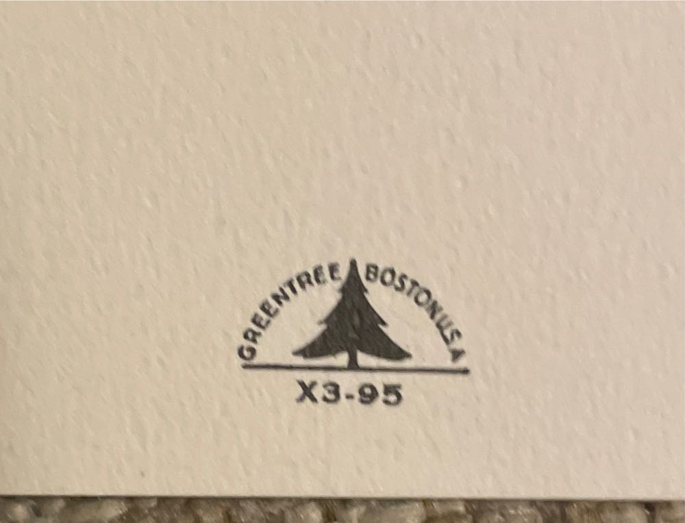 Greentree - Christmas Card - Bi-Fold - Angels With Baby Jesus - X3-95 - Bi-Fold (Christmas Card) ornament collectible - Main Image 3