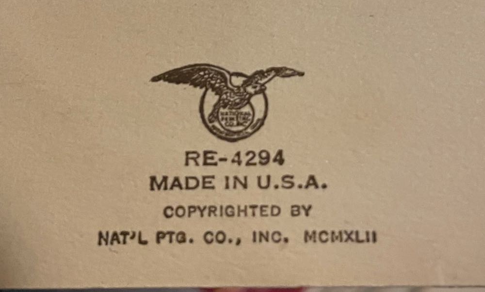 Nat’l Pkg - Christmas Card - RE-4294 - Christmas (Greeting Card) ornament collectible - Main Image 4