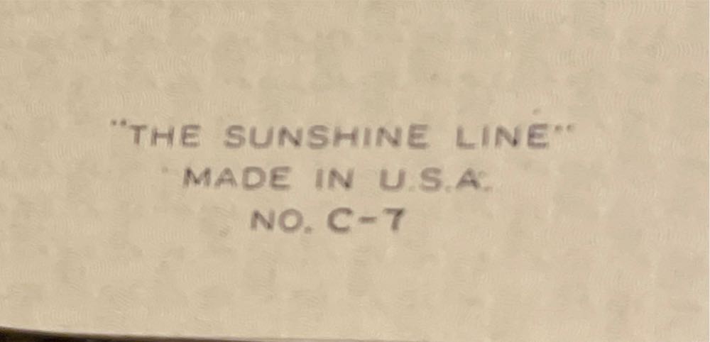 Sunshine Line - Christmas Card - C-7 - Christmas (Greeting Card) ornament collectible - Main Image 4